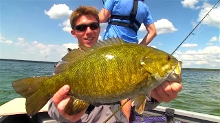 Epic Manitoba Smallmouth Bass 1v1 - FTMW vs. Uncut Angling