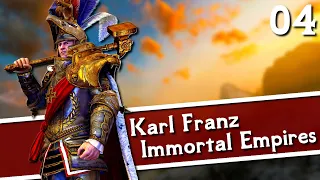 STEMMING THE GREEN TIDE! Immortal Empires - Total War: Warhammer 3 - Karl Franz - Episode 4