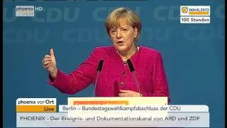 Bundestagswahl 2013: Wahlkampfabschluss der CDU vom 21.09.2013