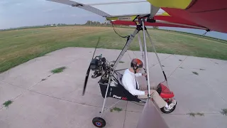 Ultralight Trike Flying.