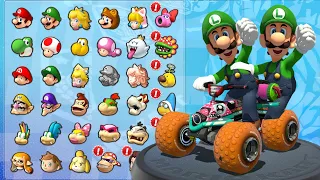 What if you play LUIGI in Mario Kart 8 Deluxe DLC (Cherry Cup) (4K)