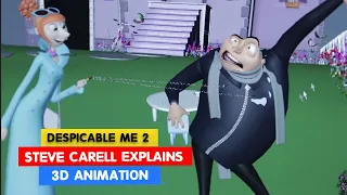 Despicable Me 2 | Steve Carell Explains 3D Animation | Illumination | 3D Animation Internships