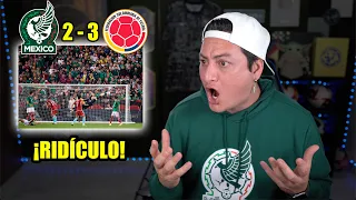 ¡DEL CIELO AL INFIERNO! Reacciones México 2-3 Colombia