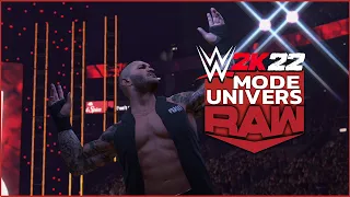 WWE 2K22 - Mode Univers - Ep 1 - Raw - Une nouvelle histoire