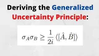 Deriving the Generalized Uncertainty Principle (Using Cauchy-Schwarz Inequality)