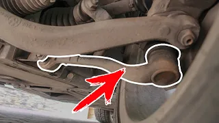 Замена нижнего поперечного рычага BMW X5 E53 front lower control arm replacement