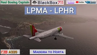 MSFS FENIX A320 | Mediera/LPMA to Horta/LPHR | Groupflight