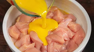 [ENG SUB] Mình thử đổ trứng vào thịt ức gà,  công thức ngon đến bất ngờ | Chicken breast with egg