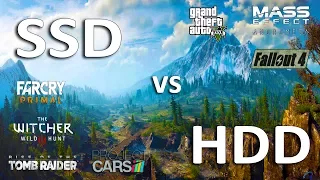 SSD vs HDD Test in 7 Games (LoadingFPS)