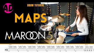 Maps - Maroon 5 - Drum Cover (Drum Score)