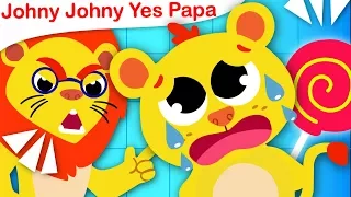 Johny Johny Yes Papa | Don't be Sneaky Baby Lion | Nursery Rhymes by Little Angel