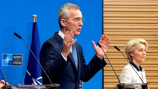 NATO - European Union leadership sign 3rd joint declaration! Jens Stoltenberg EU debates in Brussels