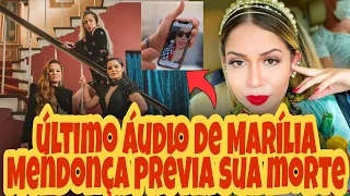 Mãe de Marília Mendonça REVELA último áudio da cantora no dia do acidente " Será que vou morrer?"