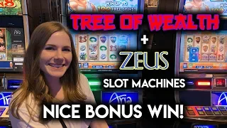 VERY NICE BONUS WIN! Zeus Slot Machine!