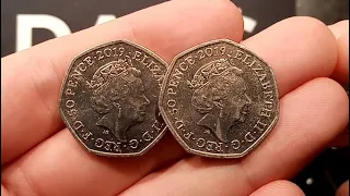 CHECK YOUR CHANGE #130 2019 FIFTY PENCE 50P COIN?! DOUBLE TROUBLE