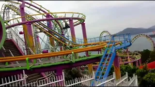 Fun riding The Dragon Roller Coaster #amazing rides #oceanparkhongkong #shortvideo