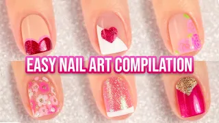 Valentine's Day Nail Art Designs Compilation (great for beginners!!) || KELLI MARISSA