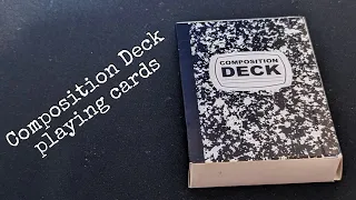 Daily deck review day 185 - Composition Deck playing cards