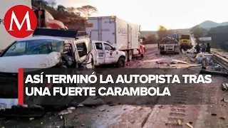 Carambola en la carretera México-Querétaro deja un muerto