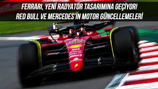 FERRARI'nin YENİ RADYATÖR TASARIMI - Mercedes ve Red Bull'un F1 2023 Motorlarındaki Gelişmeler