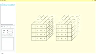 C# 19: 4 dimensional (4D) array – code and a visual using Array Visualizer in Visual Studio 2015