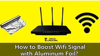 Increase your wifi strength. Extend your wifi range with using aluminium foil only