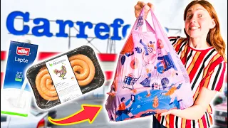 FARE LA SPESA in ROMANIA è economico? 🤑 svuota la spesa Carrefour