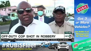 Off duty cop shot in robbery