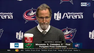 John Tortorella: 'There was nothing good about that game' | BLUE JACKETS-WILD POSTGAME