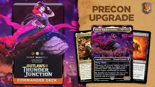 “Most Wanted” Precon Upgrade | Outlaws of Thunder Junction | The Command Zone 603 | MTG EDH Magic