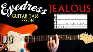 Eyedress Jealous Guitar Lesson / Guitar Tabs / Guitar Tutorial / Guitar Chords / Tab Cover
