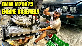 Restoration Of A 1987 BMW E30 325i ! part 5 (new m20 engine prep “rear main seal, timing belt, etc…)