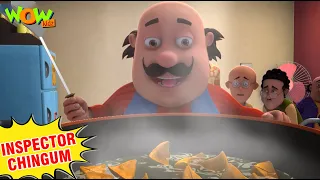 Paris मैं मिल गए Motu को Samose! | Motu Patlu New | Cartoon | Inspector Chingum | #spot