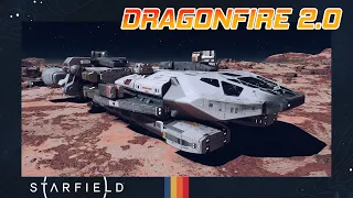 Customize DragonFire Before and After Tour | Starfield Customize Ship Ideas