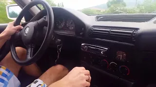 BMW E34 520i M20 Sound and Acceleration