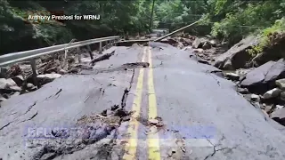 Flooding and landslides sweep through parts of New Jersey after severe weather