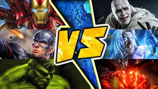 Ironman Vs gorr,Hela vs Ironman, captain America vs Thor,Hulk vs Surtur,Doctor strange vs Dormammu