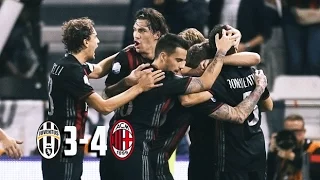 Juventus 1 x 1 Milan (3 - 4) - Gols & Pênaltis - Supercopa Italiana 2016 Final 23/12/16