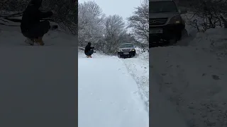 Lexus GX470 Snow Wheeling