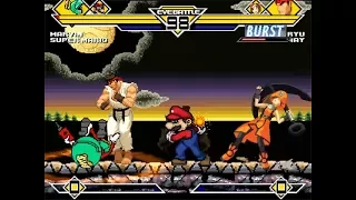 SK MUGEN - Marvin & Super Mario vs Ryu & May