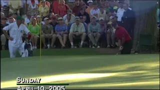 Tiger Woods 2005 Masters 16th Hole *Alternate camera angle*