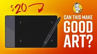 Can the World’s Cheapest Drawing Tablet Make Good Art? (Huion 420)