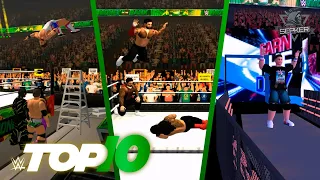 WWE TOP 10 MONEY IN THE BANK MOMENTS AS WR3D 2K23!