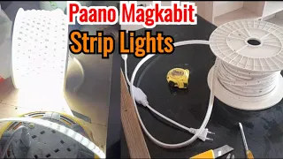 How to Cut and Install LED Strip Lights | Pano Magkabit ng Strip lights | Budoy Vlog