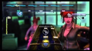 Rock Band 3 "These Days" by Foo Fighters, 100% Expert 2 players, with lyrics