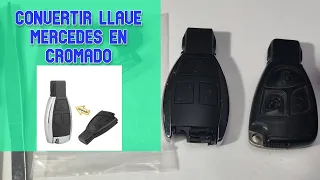 Convertir llave de Mercedes en  🗝   Cromada !!