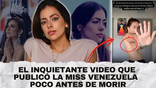 Grabó un video antes de morir. (Así perdió la vida la ex concursante al MISS MUNDO Ariana Viera)