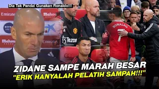 LANGSUNG MARAHIN TEN HAG ‼️Lihat Bagaimana Cara Zidane Membela Anak Asuhnya Ronaldo