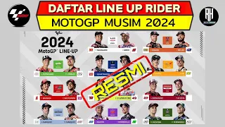 Daftar Pembalap Motogp 2024 | Daftar Rider Motogp 2024 | Line Up Motogp 2024 | Jadwal Motogp 2024