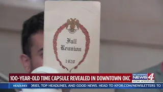 100-year-old time capsule opened in OKC